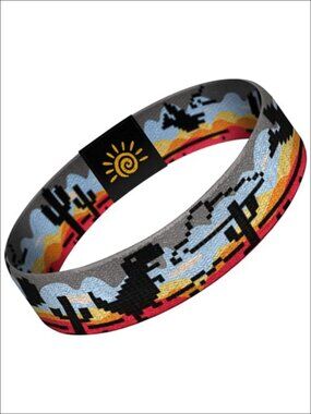 Reversible Surfer Beach Bracelet Elastic Wristband Friendship Gift